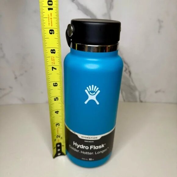 NEW Hydro Flask | Wide 32 oz. Water Bottle | Laguna Blue Turquoise Teal - Picture 6 of 6